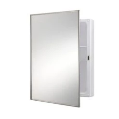 Jensen Styleline 16.25-in X 22.25-in Rectangle Surface Mirrored Medicine Cabinet