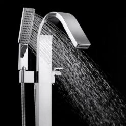 1-Handle Freestanding Floor Mount Roman Tub Faucet Bathtub Filler With Hand Shower In Chrome 12 1-Handle Freestanding Floor Mount Roman Tub Faucet Bathtub Filler With Hand Shower In Chrome -Household Items Sales 66adcbcf7a0fca9a04a9781c760f1963 1800x1800