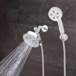 Speakman Neo Brushed Nickel 3-Spray Dual Shower Head 2.5-GPM (9.5-LPM) -Household Items Sales 671252085901 03794237 1800x1800