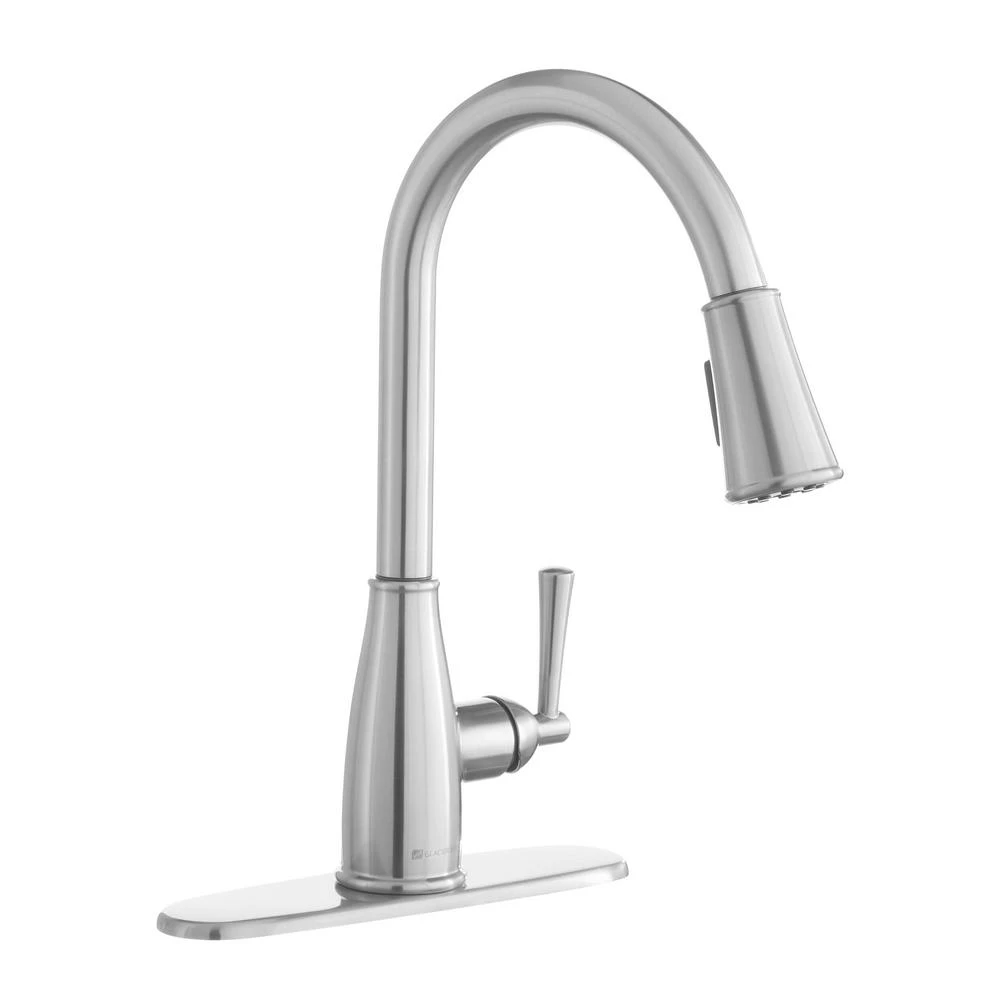 Fairhurst Single-Handle Pull-Down Sprayer Kitchen Faucet With TurboSpray And FastMount In Stainless Steel 3 Fairhurst Single-Handle Pull-Down Sprayer Kitchen Faucet With TurboSpray And FastMount In Stainless Steel