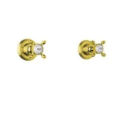 Rohl English Gold Cross Shower Handle