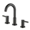 Jacuzzi Duncan Matte Black 2-Handle Widespread WaterSense Bathroom Sink Faucet With Drain -Household Items Sales 6925699901497 1800x1800