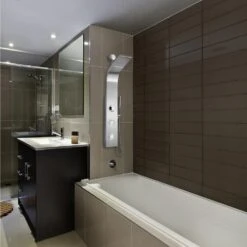 39 In. 2-Jet Easy Connect Shower Panel System In Stainless Steel With Rainfall Waterfall Shower Head And Shower Wand 29 39 In. 2-Jet Easy Connect Shower Panel System In Stainless Steel With Rainfall Waterfall Shower Head And Shower Wand -Household Items Sales 69ad7dca4dba01c94e6d4f6d89fa84ee 1800x1800