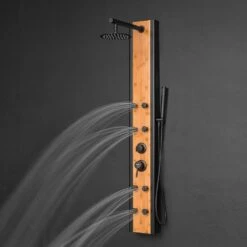 57 In. 8-Jet Multifunction Shower Panel System With Adjustable Rainfall Shower Head And Handheld Shower Head -Household Items Sales 6a67beb9839c9aeefa35c944cc7945e9 1800x1800