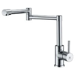 Manis Series Deck-Mounted Pot Filler In Polished Chrome
