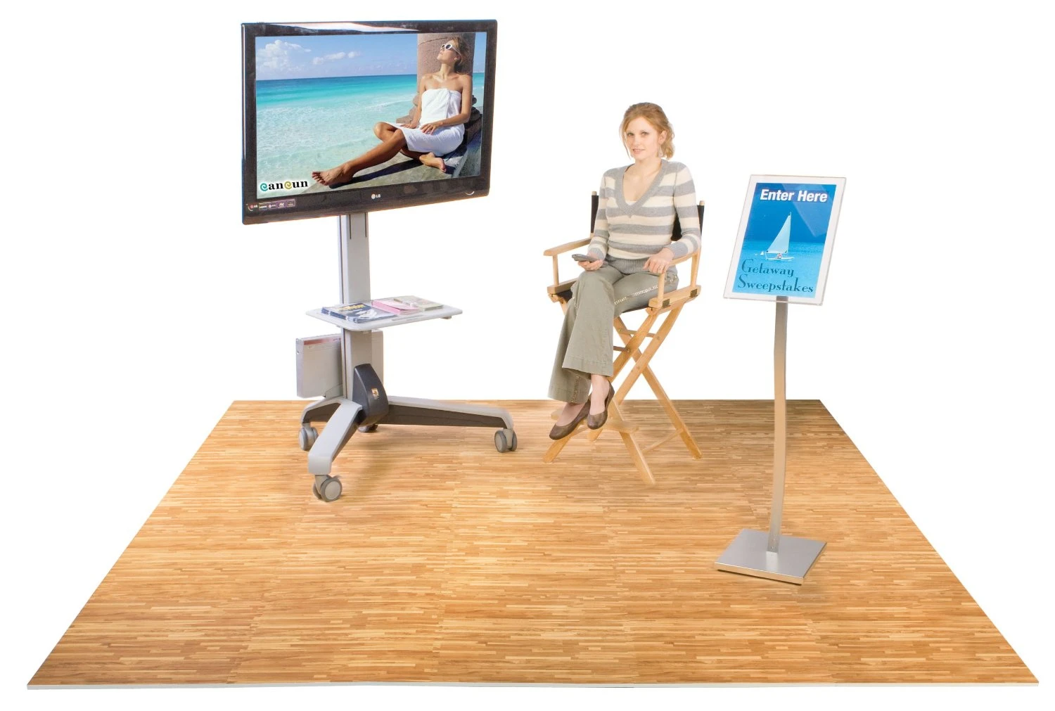 Clevr EVA Foam Interlocking Floor Mat, Light Wood, 25 Pcs, 100 Sq. Ft. 8 Clevr EVA Foam Interlocking Floor Mat, Light Wood, 25 Pcs, 100 Sq. Ft. - Image 6