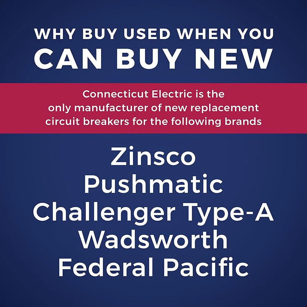 New VPKUBIZ Thick 100 Amp 1-1/2 In 2-Pole Zinsco QC2100 Replacement Circuit Breaker 7 New VPKUBIZ Thick 100 Amp 1-1/2 In 2-Pole Zinsco QC2100 Replacement Circuit Breaker - Image 5