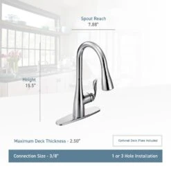 Arbor Single-Handle Pull-Down Sprayer Kitchen Faucet With Reflex And Soap/Lotion Dispenser In Matte Black -Household Items Sales 72afc473054cf224a67f5a3ea43b0dfc 1800x1800