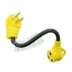 Road & Home 15-Amp-Volt Black 4-Wire Grounding Connector