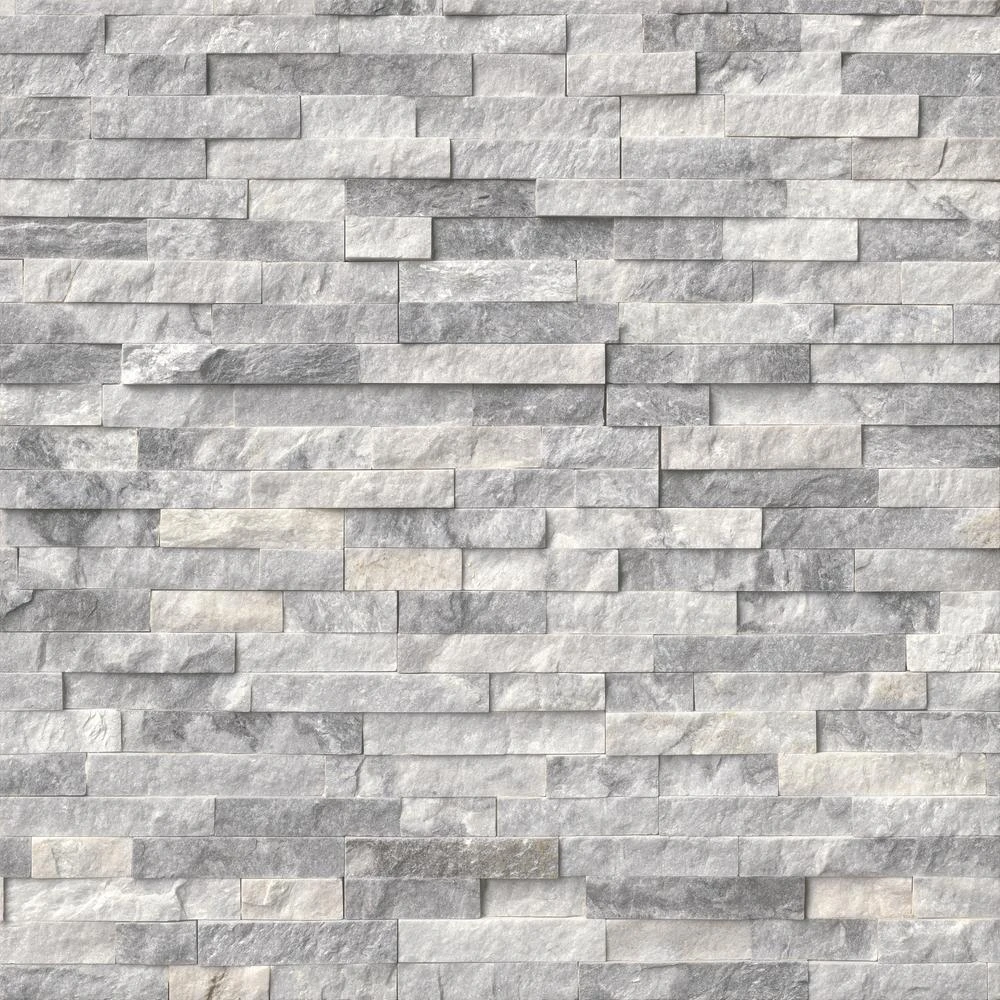 MSI Alaska Gray Ledger Panel 6 In. X 24 In. Natural Marble Wall Tile (10 Cases / 60 Sq. Ft. / Pallet) 3 MSI Alaska Gray Ledger Panel 6 In. X 24 In. Natural Marble Wall Tile (10 Cases / 60 Sq. Ft. / Pallet)