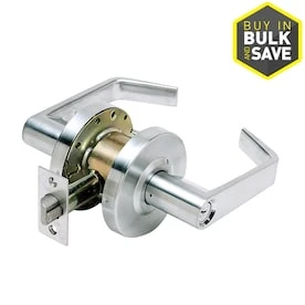 Tell Manufacturing LC2600 Standard Duty Cortland Satin Chrome Reversible Keyed Entry Door Handle 3 Tell Manufacturing LC2600 Standard Duty Cortland Satin Chrome Reversible Keyed Entry Door Handle