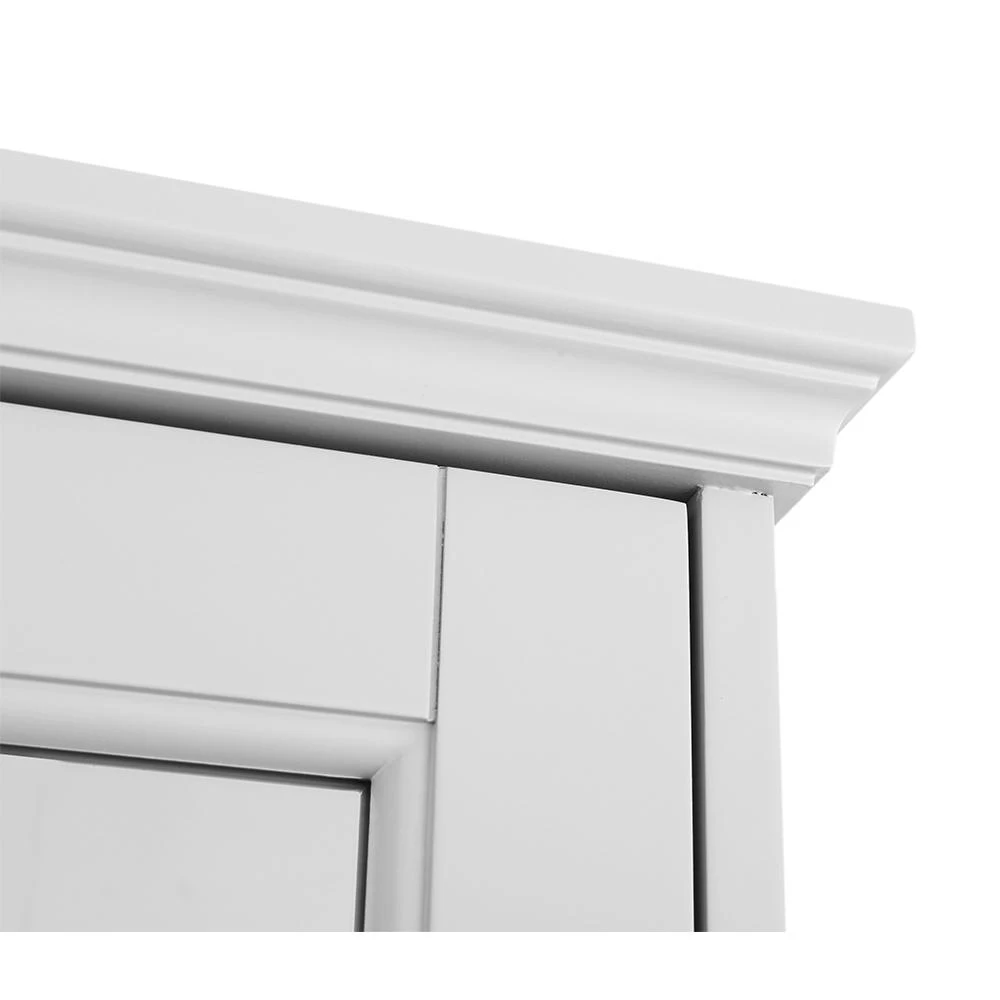 Ashburn 23 In. W X 28 In. H X 8 In. D Framed Surface-Mount Bathroom Medicine Cabinet In White 5 Ashburn 23 In. W X 28 In. H X 8 In. D Framed Surface-Mount Bathroom Medicine Cabinet In White - Image 3