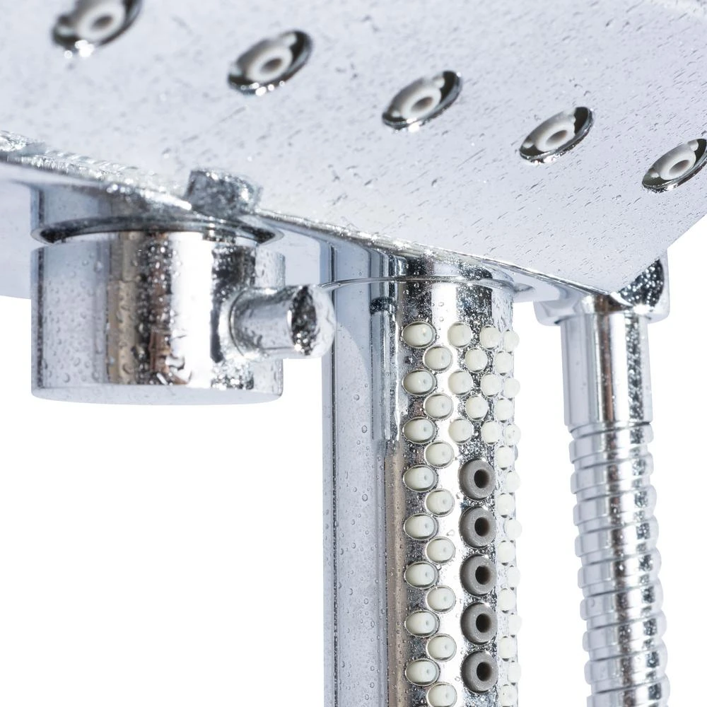 5-spray 12 In. Dual Shower Head And Handheld Shower Head With Body Spray In Chrome 9 5-spray 12 In. Dual Shower Head And Handheld Shower Head With Body Spray In Chrome - Image 7