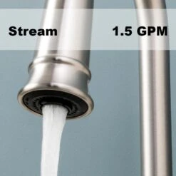 Glenshire Single-Handle Pull-Down Sprayer Kitchen Faucet With Reflex And Power Clean In Spot Resist Stainless -Household Items Sales 77634cd523e56d779567e97380f7639d 1800x1800