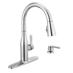 Marca Single-Handle Pull-Down Sprayer Kitchen Faucet With ShieldSpray Technology In Champagne Bronze -Household Items Sales 77c95649b7a8282c68b335cf0ce0abfb 1800x1800