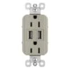 Legrand Radiant Nickel 15-Amp Decorator Tamper Resistant Residential Usb Outlet -Household Items Sales 785007038941 1800x1800