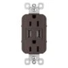 Legrand Radiant Dark Bronze 15-Amp Decorator Tamper Resistant Residential Usb Outlet -Household Items Sales 785007038989 1800x1800