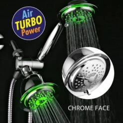 HotelSpa Chrome 24-Spray Dual Shower Head 2.5-GPM (9.5-LPM) 17 HotelSpa Chrome 24-Spray Dual Shower Head 2.5-GPM (9.5-LPM) -Household Items Sales 786696014889 08890424 1800x1800