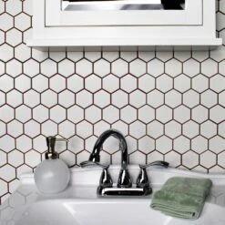 Merola Tile Metro Hex 2 In. Matte White 11-1/8 In. X 12-5/8 In. X 6 Mm Porcelain Mosaic Tile (9.96 Sq. Ft. / Case) 32 Merola Tile Metro Hex 2 In. Matte White 11-1/8 In. X 12-5/8 In. X 6 Mm Porcelain Mosaic Tile (9.96 Sq. Ft. / Case) -Household Items Sales 7cc8755e280c890315bb2fe6dbde56e3 1800x1800