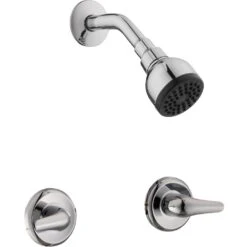 Aragon 2-Handle 1-Spray Shower Faucet In Chrome (Valve Included)