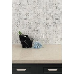 MSI Calacatta Cressa Basket Weave 12 In. X 12 In. X 10 Mm Honed Marble Mesh-Mounted Mosaic Tile (10 Sq. Ft. / Case) -Household Items Sales 7d51b052122430a8b52b5fbcacbae43a 1800x1800
