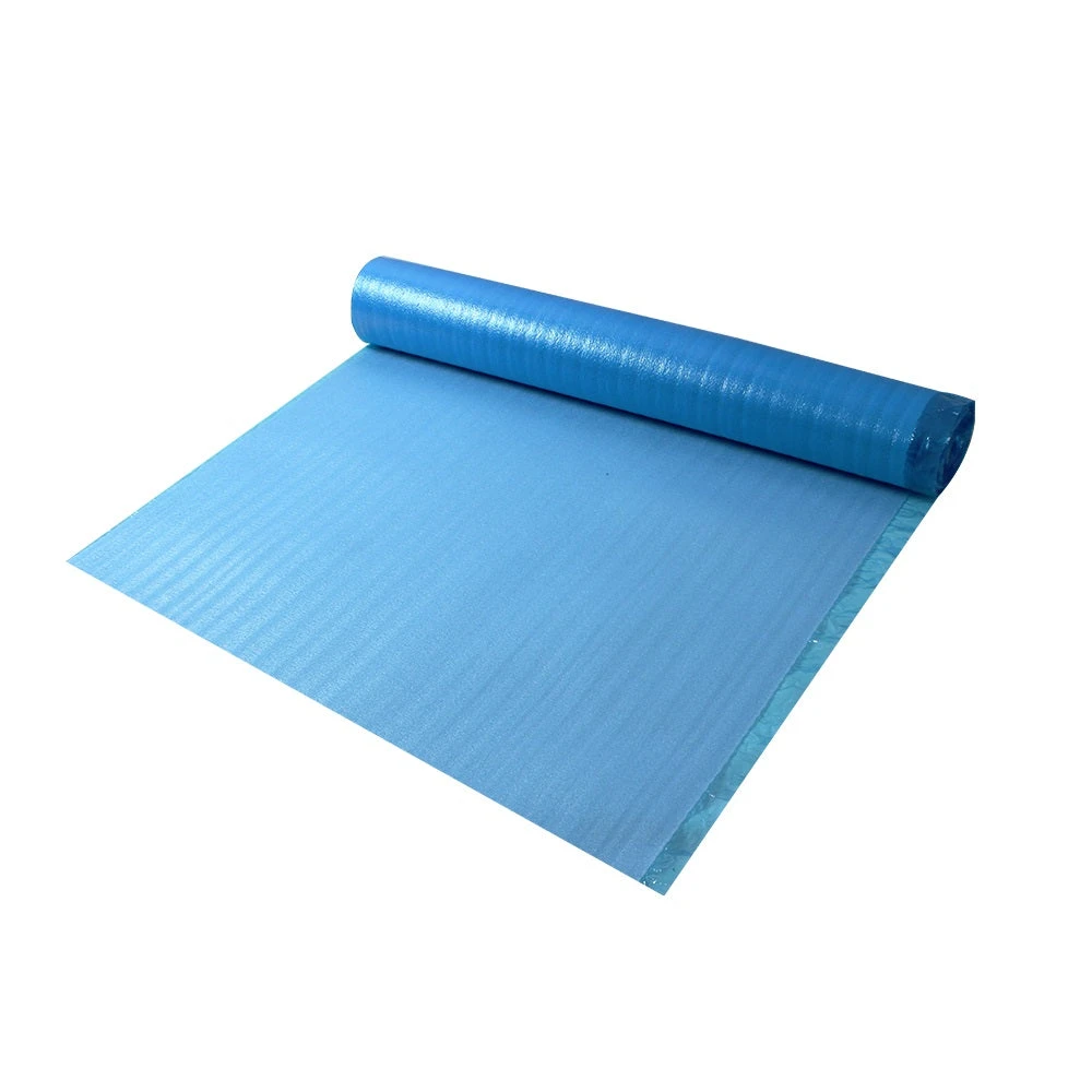 Dekorman 2mm Thick 2-N-1 Moisture Barrier Blue Foam Underlayment(#2BF1) 2 Mm T X 3.3 Ft. W X 30.25 Ft. L (100 Sq. Ft. / Roll) 4 Dekorman 2mm Thick 2-N-1 Moisture Barrier Blue Foam Underlayment(#2BF1) 2 Mm T X 3.3 Ft. W X 30.25 Ft. L (100 Sq. Ft. / Roll) - Image 2
