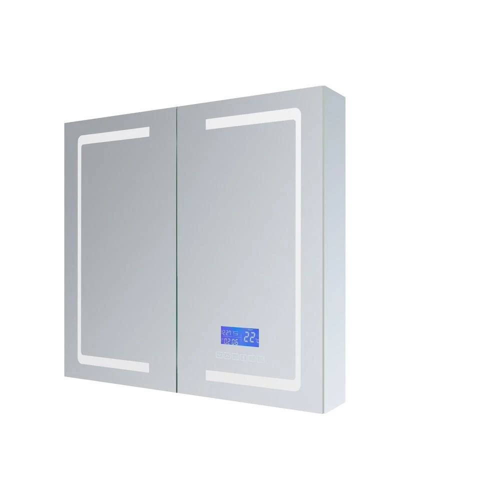 Bracciano 36 In. W. X 36 In. H. Recessed Or Surface-Mount LED Medicine Cabinet With Defogger 4 Bracciano 36 In. W. X 36 In. H. Recessed Or Surface-Mount LED Medicine Cabinet With Defogger - Image 2