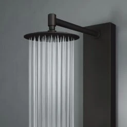 Elling-Ton 59 In. 4-Jet High Pressure Shower System With Fixed Rainhead And Handheld Dual Shower In Matte Black -Household Items Sales 7fe2ddca2809300a6a2900446d043eca 1800x1800