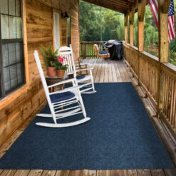 Indoor/Outdoor Carpet With Rubber Marine Backing - Blue 6' X 10' - Several Sizes Available - Carpet Flooring For Patio, Porch, Deck, Boat, Basement Or Garage -Household Items Sales 80bde90b 3d9e 4747 b929 02c52001db19 1.db6c0ae3684f97b1364fba0a20b2af38 1800x1800