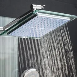 AKDY 52-in Brushed Stainless Steel 8-Spray Shower Panel System (Valve Included) 27 AKDY 52-in Brushed Stainless Steel 8-Spray Shower Panel System (Valve Included) -Household Items Sales 810764026914 10486020 1800x1800