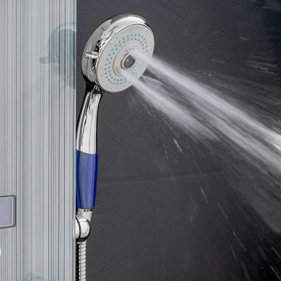 AKDY 52-in Brushed Stainless Steel 8-Spray Shower Panel System (Valve Included) 10 AKDY 52-in Brushed Stainless Steel 8-Spray Shower Panel System (Valve Included) - Image 8