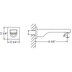 ALFI Brand Brushed Nickel Bathtub Spout -Household Items Sales 811413020611 11157807 1800x1800
