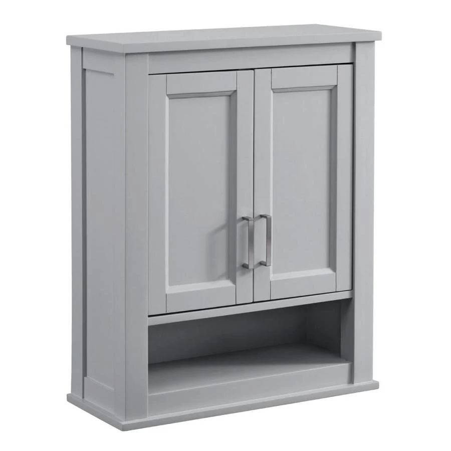 Durham 24-in W X 30-in H X 10-in D White Oak Bathroom Wall Cabinet 8 Durham 24-in W X 30-in H X 10-in D White Oak Bathroom Wall Cabinet - Image 6