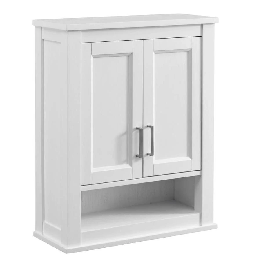 Durham 24-in W X 30-in H X 10-in D White Oak Bathroom Wall Cabinet 3 Durham 24-in W X 30-in H X 10-in D White Oak Bathroom Wall Cabinet