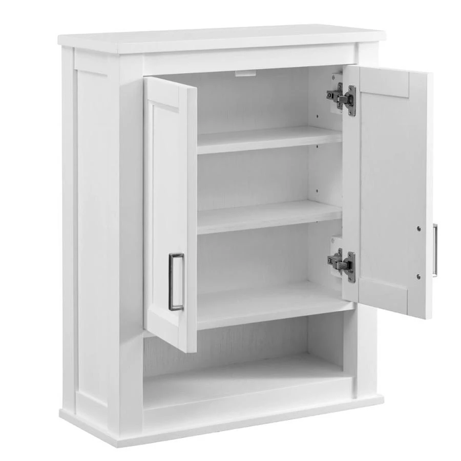 Durham 24-in W X 30-in H X 10-in D White Oak Bathroom Wall Cabinet 4 Durham 24-in W X 30-in H X 10-in D White Oak Bathroom Wall Cabinet - Image 2