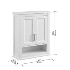 Durham 24-in W X 30-in H X 10-in D White Oak Bathroom Wall Cabinet 11 Durham 24-in W X 30-in H X 10-in D White Oak Bathroom Wall Cabinet -Household Items Sales 815324022313 10988747 1800x1800