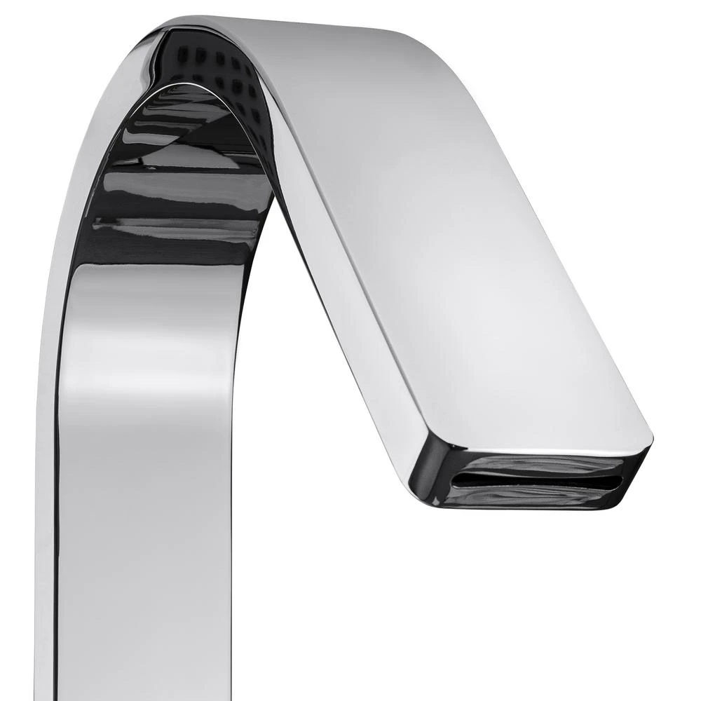 1-Handle Freestanding Floor Mount Roman Tub Faucet Bathtub Filler With Hand Shower In Chrome 6 1-Handle Freestanding Floor Mount Roman Tub Faucet Bathtub Filler With Hand Shower In Chrome - Image 4