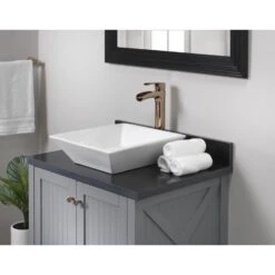 Jacuzzi Callum Brushed Nickel 1-handle Vessel WaterSense Bathroom Sink Faucet With Drain -Household Items Sales 820633939849 14063565 1800x1800