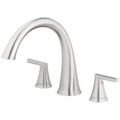 Valspar Jacuzzi Lauren 2-handle Commercial/Residential Deck Mount Roman Bathtub Faucet