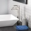 Jacuzzi Callum Brushed Nickel 1-handle Vessel WaterSense Bathroom Sink Faucet With Drain 2 Jacuzzi Callum Brushed Nickel 1-handle Vessel WaterSense Bathroom Sink Faucet With Drain -Household Items Sales 820633951537 08331527 1800x1800