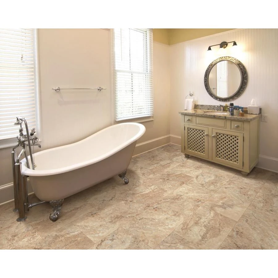 SMARTCORE Ultra 8-Piece 11.97-in X 23.62-in Tivoli Travertine Luxury Vinyl Plank Flooring 6 SMARTCORE Ultra 8-Piece 11.97-in X 23.62-in Tivoli Travertine Luxury Vinyl Plank Flooring - Image 4