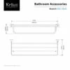 Kraus KRAUS Bathroom Accessories- Bath Towel Rack With Towel Bar In Brushed Nickel -Household Items Sales 846639011877 16691785 1800x1800
