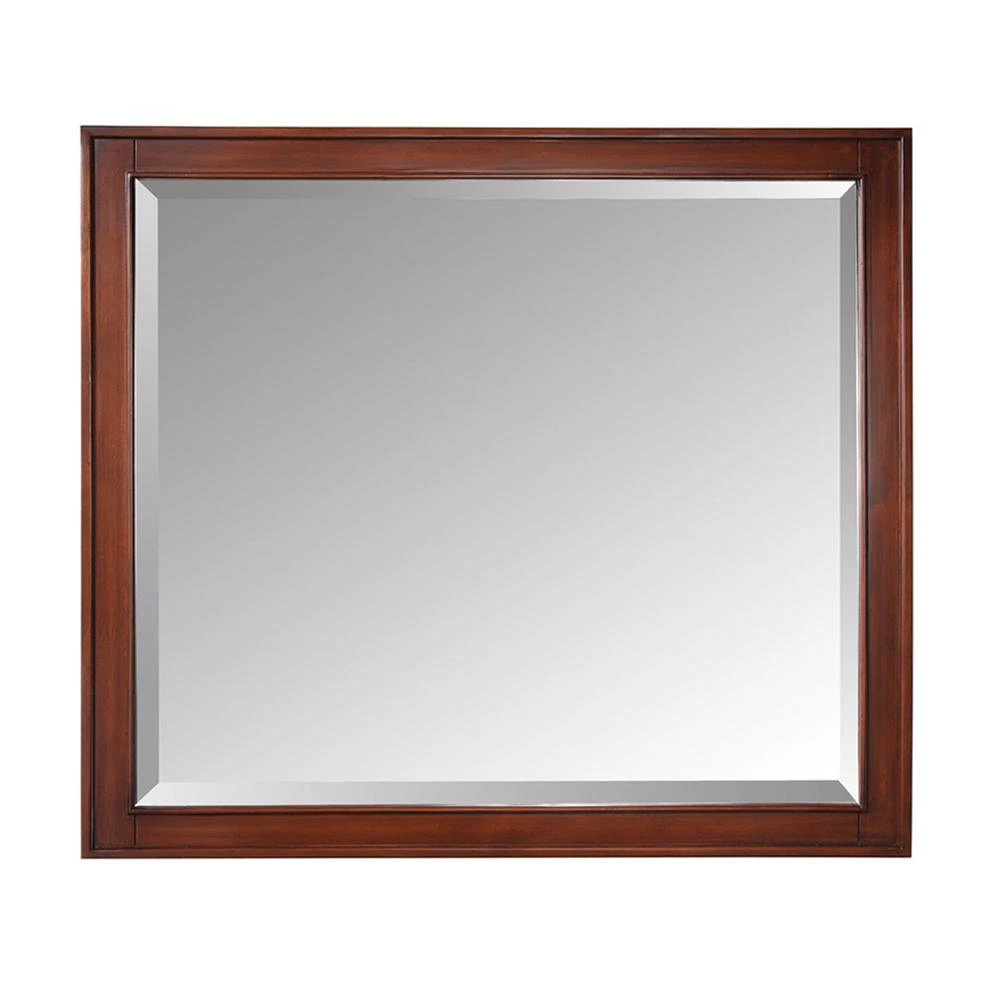 Madison 36 In. W X 32 In. H Single Framed Mirror In White 13 Madison 36 In. W X 32 In. H Single Framed Mirror In White - Image 11