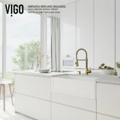 Brant Single-Handle Pull-Down Sprayer Kitchen Faucet With Soap Dispenser In Matte Gold -Household Items Sales 8697f753fc1f660ca75be16df4ec1930 1800x1800