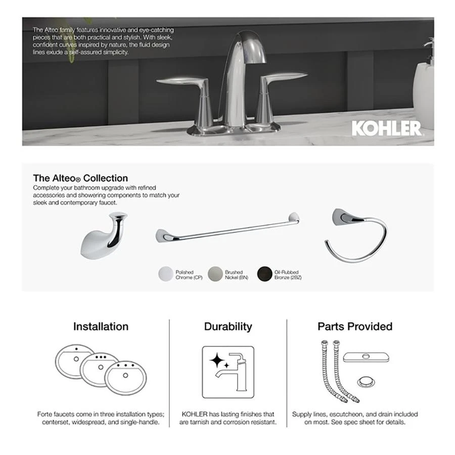 KOHLER Vibrant Brushed Nickel Shower Arm And Flange 5 KOHLER Vibrant Brushed Nickel Shower Arm And Flange - Image 3
