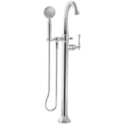Valspar KOHLER Kelston 1-Handle Freestanding Bathtub Faucet With Hand Shower