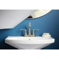 KOHLER Lilyfield Brushed Nickel 2-Handle 4-in Centerset WaterSense Bathroom Sink Faucet With Drain 27 KOHLER Lilyfield Brushed Nickel 2-Handle 4-in Centerset WaterSense Bathroom Sink Faucet With Drain -Household Items Sales 885612574589 16342313 1800x1800