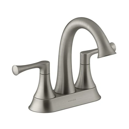 KOHLER Lilyfield Brushed Nickel 2-Handle 4-in Centerset WaterSense Bathroom Sink Faucet With Drain 16 KOHLER Lilyfield Brushed Nickel 2-Handle 4-in Centerset WaterSense Bathroom Sink Faucet With Drain - Image 14