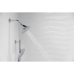 KOHLER Forte Vibrant Brushed Nickel 3-Spray Shower Head 2.5-GPM (9.5-LPM) 17 KOHLER Forte Vibrant Brushed Nickel 3-Spray Shower Head 2.5-GPM (9.5-LPM) -Household Items Sales 885612703569 12333289 1800x1800