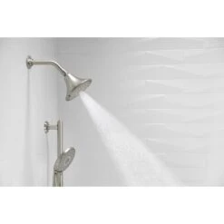 KOHLER Forte Vibrant Brushed Nickel 3-Spray Shower Head 2.5-GPM (9.5-LPM) 13 KOHLER Forte Vibrant Brushed Nickel 3-Spray Shower Head 2.5-GPM (9.5-LPM) -Household Items Sales 885612703590 12333603 1800x1800